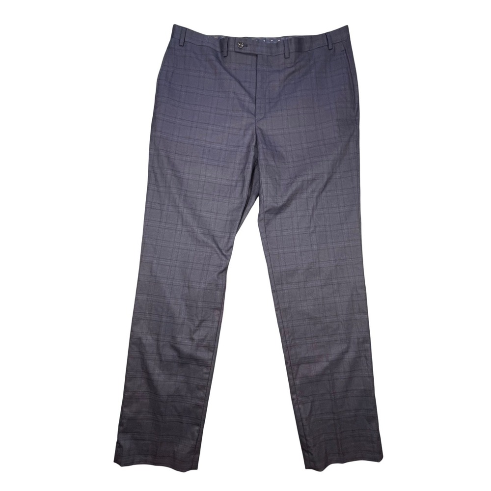 Lauren Ralph Lauren Blue Plaid Stretch Dress Pants Mens 40x34